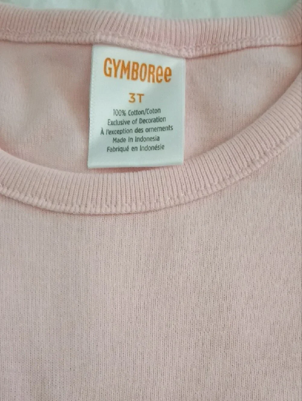 Gymboree Light Pink Fruit Appliqué Tank Top with Ruffles